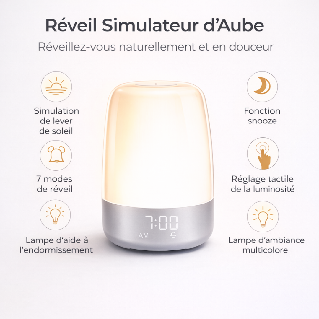 ClockRise - Réveillez-vous en douceur, sans sonnerie agressive